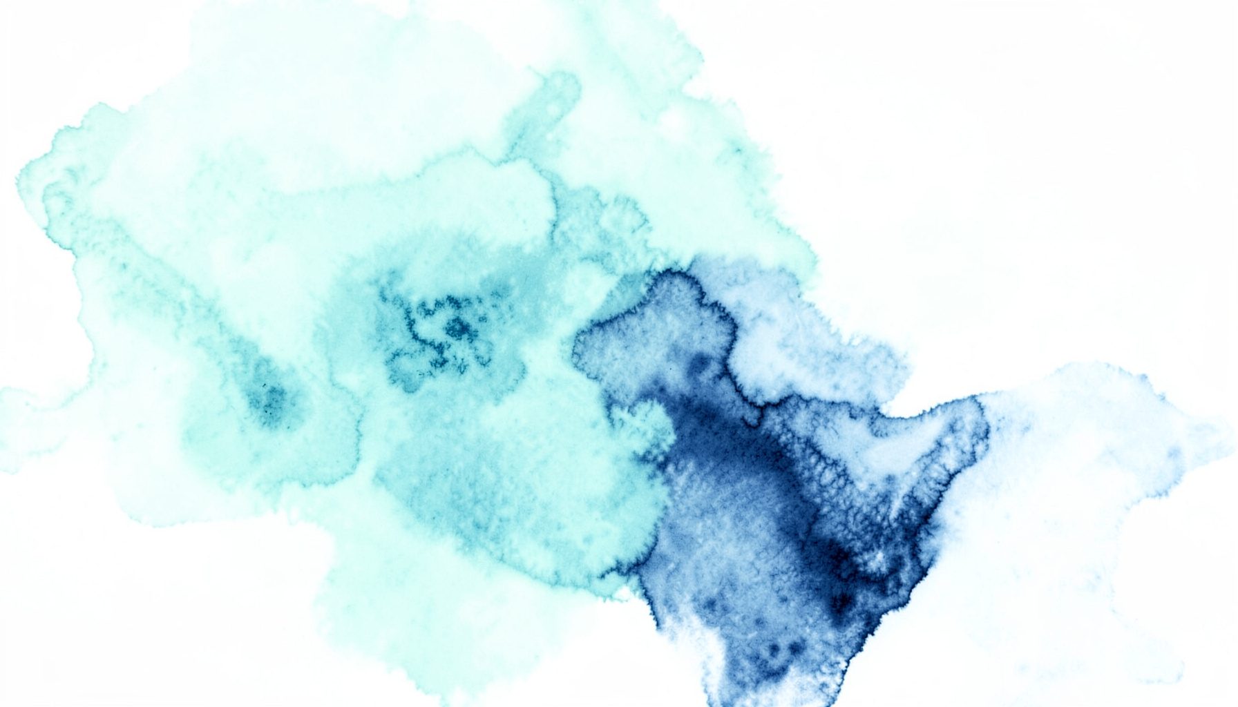 Soft abstract wash of pale teal and deep navy tones, suggesting fluid movement and organic textures